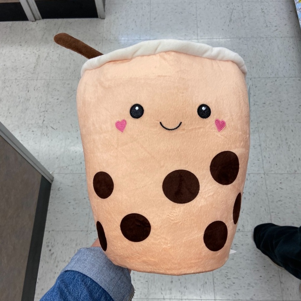 BIG Bubble Tea Stuffed Animal Boba Plushie